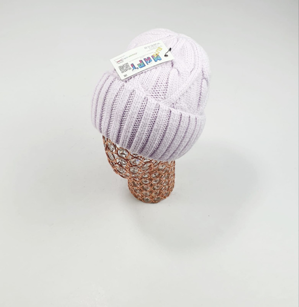 Шапка Март крупновяз. Бета (сирень)